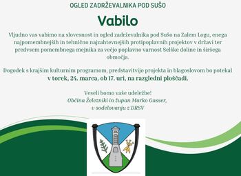 OGLED ZADRŽEVALNIKA POD SUŠO