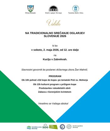 TRADICIONALNO SREČANJE OGLARJEV SLOVENIJE 2026