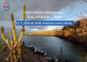Popotniški večer v Brlogu: Galapagos …solo