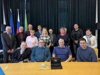 Slavnostni sprejem za Bloudkovega nagrajenca Davorina Kragelnika