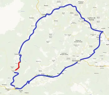Popolna zapora ceste v Podvoljeku