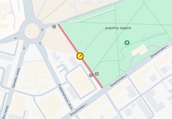 Zapora Pokopališke ulice Zapora Pokopališke ulice