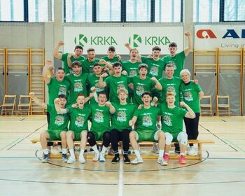 Mladinci Moškega rokometnega kluba Krke osvojili naslov državnih prvakov