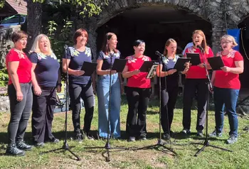 Pevsko društvo Tabor sodelovalo pri srečanju na Mrzlici