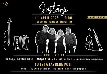 Koncert od 10-letnici delovanja skupine Šuštarji