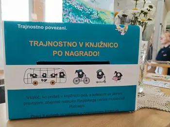 Pridite trajnostno v knjižnico po nagrado