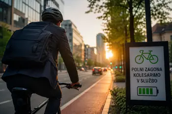 Pobuda Polni zagona kolesarimo v službo: Od osebne odločitve do sprememb v podjetjih in občinah Pobuda Polni zagona kolesarimo v službo: Od osebne odločitve do sprememb v podjetjih in občinah