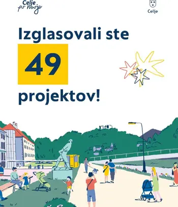 Celje po moje: izglasovanih 49 projektov za leti 2027 in 2028