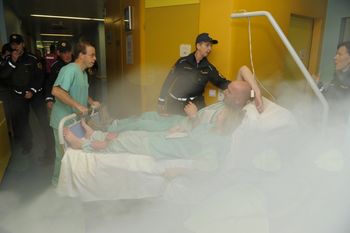 Uspešno izpeljana vaja Požar v šempetrski splošni bolnišnici 2017