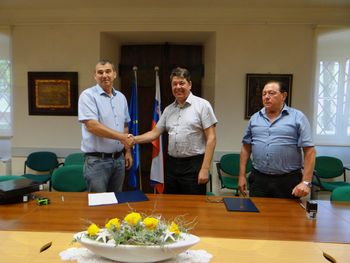 Nova nadstrešnica balinišča v Vrtojbi