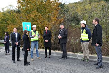 Obisk ministrice za infrastrukturo   