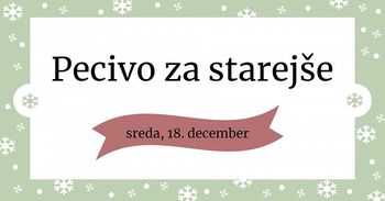 Dobrodelna akcija "Pecivo za starejše"