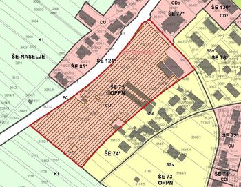 Objavljen osnutek izhodišč za pripravo Občinskega podrobnega prostorskega načrta "Ob Žnidarčičevi ulici v Šempetru pri Gorici"