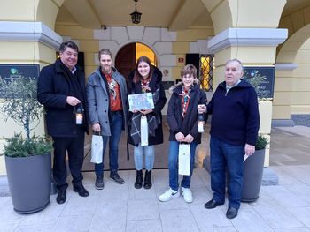 Vstani in sveti - betlehemska luč miru zažarela tudi na Občini Šempeter-Vrtojba