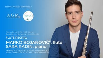 Marko Bojanović - flavta, Sara Radin - klavir, koncertni recital
