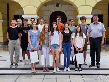 Tradicionalni županov sprejem uspešnih učencev ob koncu šolskega leta