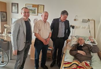 Vse najboljše msgr. Aleksander Lestan za 105. rojstni dan