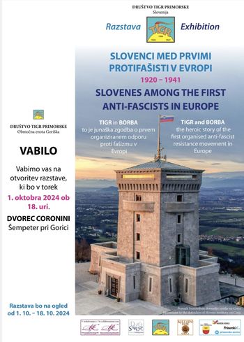 Slovenci med prvimi protifašisti v Evropi, razstava