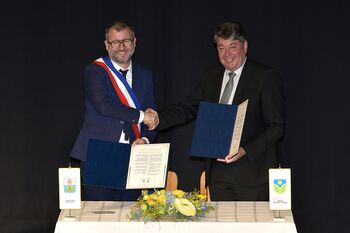 Potrjen podpis listine o pobratenju z Občino Castelculier