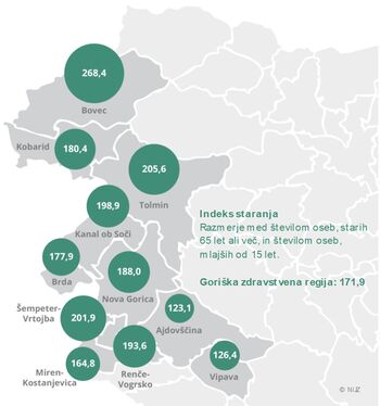 Prebivalstvo goriške zdravstvene regije se hitro stara, med njimi tudi prebivalci občine Šempeter - Vrtojba Prebivalstvo goriške zdravstvene regije se hitro stara, med njimi tudi prebivalci občine Šempeter - Vrtojba