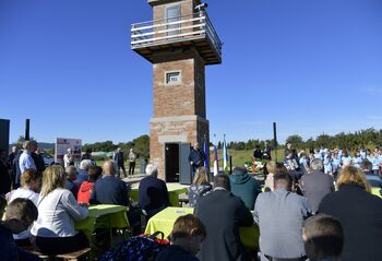 Stražarski stolp v Vrtojbi ponovno oživel kot sodoben muzej na prostem