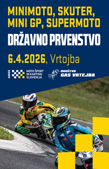 Državno prvenstvo Minimoto, mini GP, skuter, supermoto