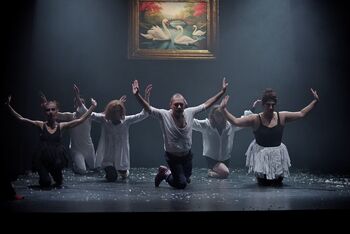 LABODENJE PO JEZERU, gibalna komedija