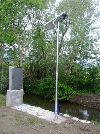 Nova vodomerna postaja na Hudinji