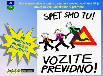 Prvi šolski dan in promet Prvi šolski dan in promet