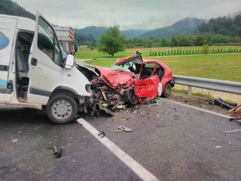 Usodna prometna nesreča v Zgornjem Logu pri Litiji