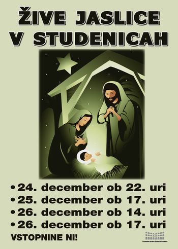 VABLJENI NA ŽIVE JASLICE V STUDENICE