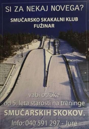 SMUČARSKO SKAKALNI KLUB FUŽINAR VABI NA PRVI TRENING