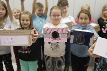 Mladi ustvarjalci so izdelali projektorje