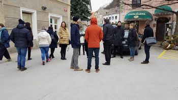 Kandidati za natečaj so si ogledali lokacije za ureditev starega mestnega jedra