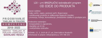 Brezplačni izobraževalni program “Od ideje do produkta” Brezplačni izobraževalni program “Od ideje do produkta”