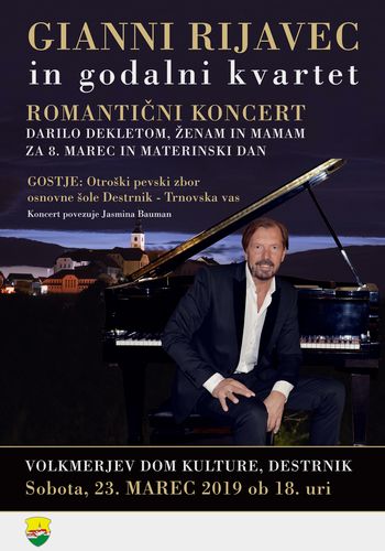 KONCERT GIANNI RIJAVEC IN GODALNI KVARTET