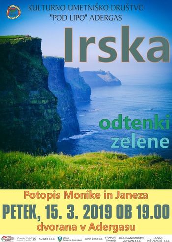 Potopisno predavanje Odtenki zelene - Irska
