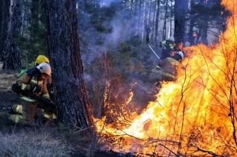 Preklicana velika požarna ogroženost na nekaterih območjih