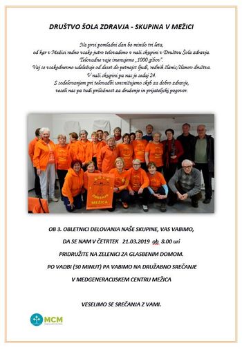 VABILO - ŠOLA ZDRAVJA