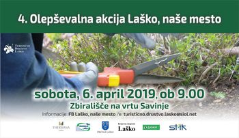 Olepševalna akcija v Laškem Olepševalna akcija v Laškem