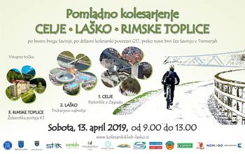 Pomladno kolesarjenje Celje – Laško – Rimske Toplice