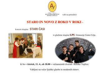  Staro in novo z roko v roki - koncert skupin Stari časi in LPS