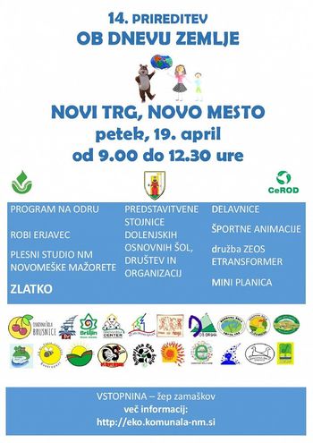 Eko teden in Dan Zemlje v Novem mestu