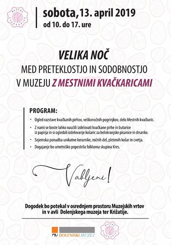 Velika noč med preteklostjo in sodobnostjo z Mestnimi kvačkaricami