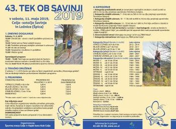 43. TEK OB SAVINJI 2019