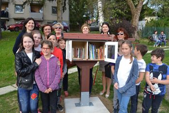 Odprtje društvene knjižnice in izmenjevalnice knjig