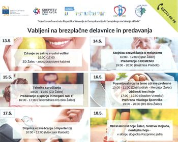 VABILO NA BREZPLAČNE DELAVNICE IN PREDAVANJA