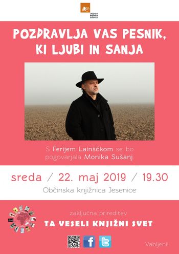 Pozdravlja vas pesnik, ki ljubi in sanja