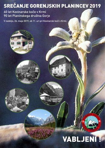 Srečanje gorenjskih planicev pri Kovinarski koči v Krmi