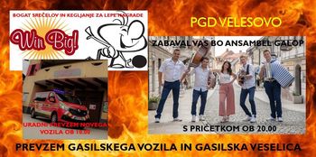 Gasilska veselica z ansamblom Galop